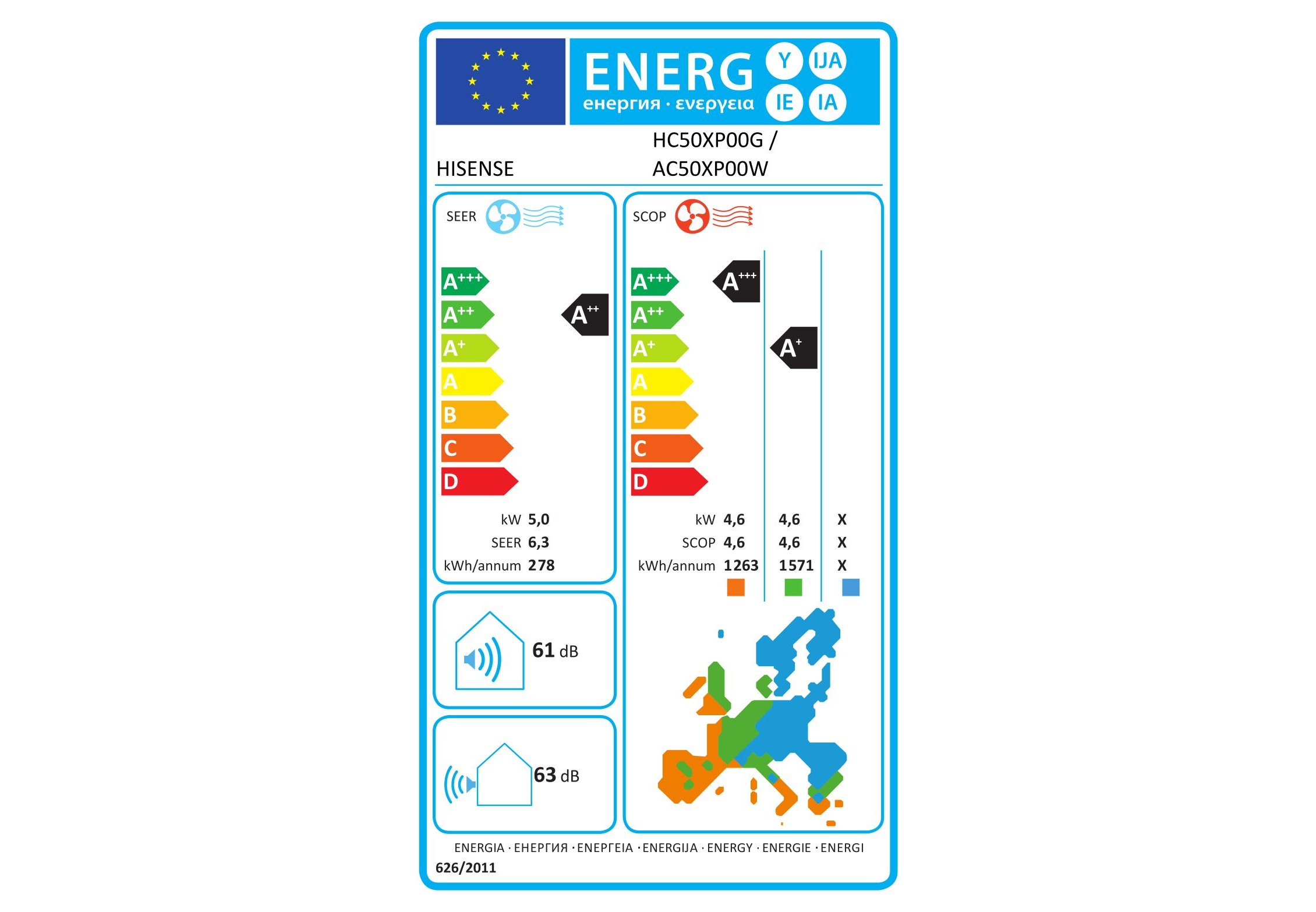 Hisense Max Comfort 5,0 kW split klíma szett - Image 8