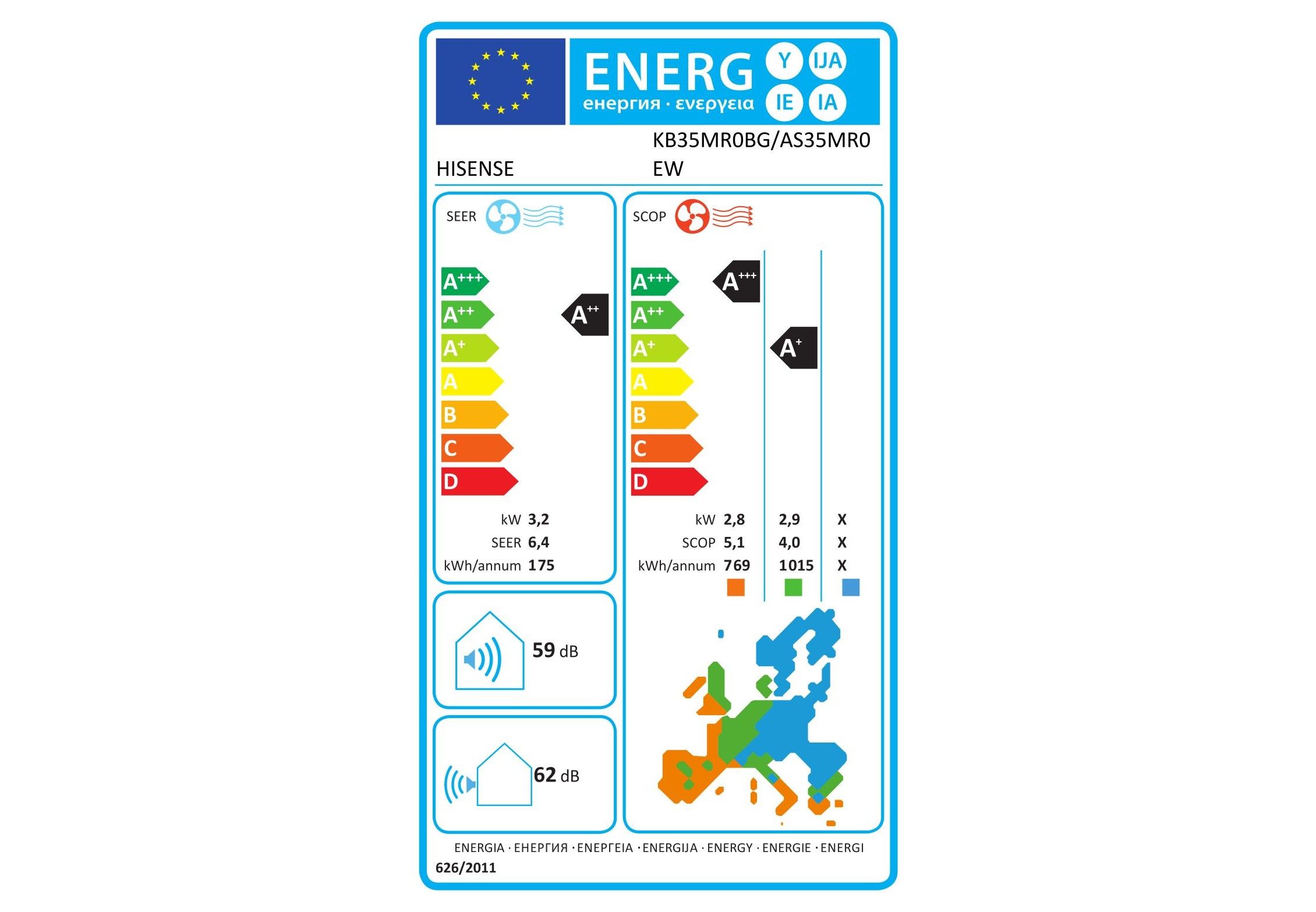 Hisense Wings Comfort 3,5 kW split klíma szett - Image 8